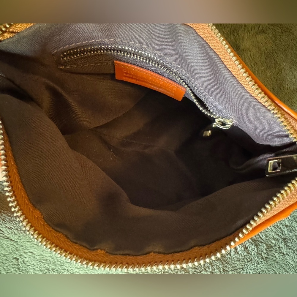 Divina Firenze Lilla Orange Handmade Leather Bag Italy. 100% Leather - Picture 10 of 12